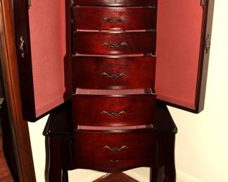 Floor Standing Jewelry Armoire
