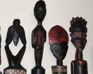 Hand Carved Tribal Masks from Ghana