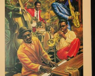 Framed Wall Art "Cool Jazz" Sarah Jenkins