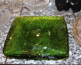 Art Glass Square Plates