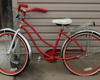 Vintage Ladies Beach Cruiser Bike