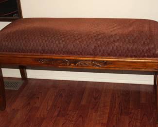 Bench W/ Wood Accents