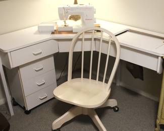 Corner Desk /Sewing Machine Cabinet
