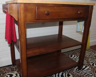 Solid Butcher Block Kitchen Island