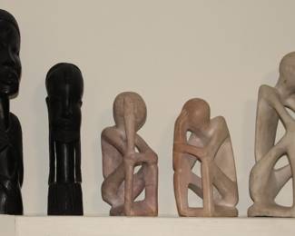 Hand Carved Tribal Masks from Ghana