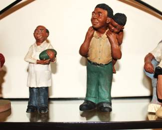 Resin African American Collectible Figurines
