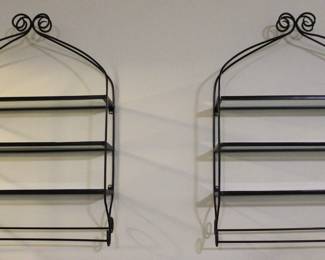 Metal Glass Shelves