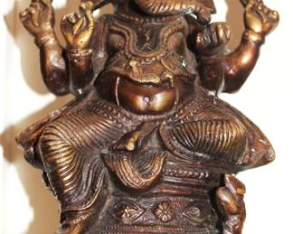 Hindu Deity Ganesha Bronze Statue (New Beginnings)
