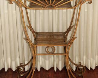 Vintage Wrought Iron Plant Stand