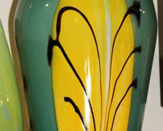 E Zareh "Jack In Pulpit" Art Glass Vase