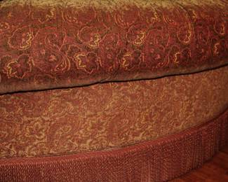 Damask Fabric Love Seat