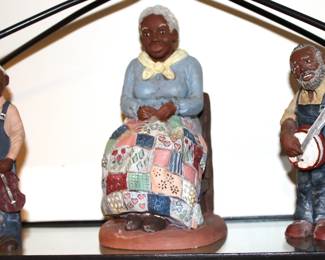 Resin African American Collectible Figurines