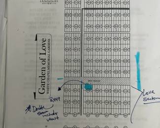 White Chapel Cemetery Grave Plot/ For Sale/Has Paperwork  Bought for 8449 and selling for 2000