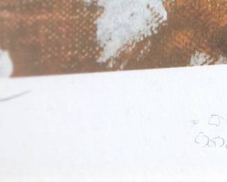 Framed Art by Annie Lee "Cotton Picker Family" Signed and Numbered