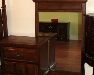 Matching Panel End table and Mirror