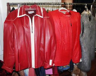 Just a Sampling of the Hundreds and Hundreds Pieces of Designer Clothing, Shoes, Hats, Purses......