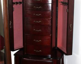 Floor Standing Jewelry Armoire
