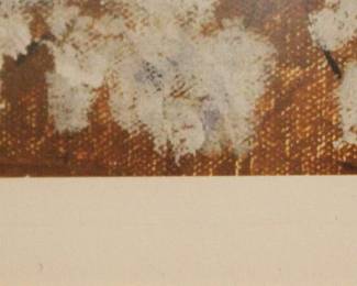 Framed Art by Annie Lee "Cotton Picker Family" Signed and Numbered