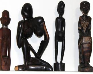 Hand Carved Tribal Masks from Ghana