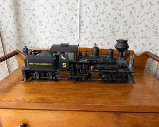 G scale model of a Shay steam locomotive