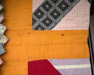 Vintage “Gold” block quilt. 
Pic 6 of 6