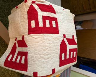 Red & White Schoolhouse Quilt
Pic 1 of 6  Measures approximately 62 x 80