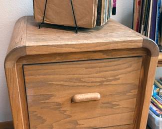 Wood file cabinet
