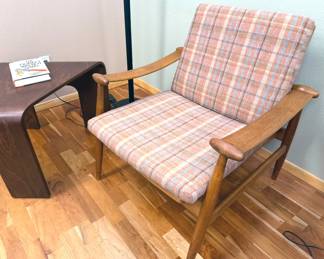 John Stuart Danish modern mid-century teak armchair