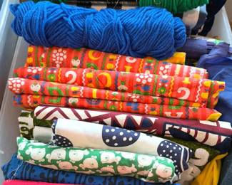 Vintage fabrics for sewing