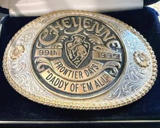 Cheyenne Frontier Days belt buckle