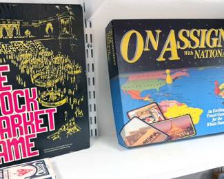 Board Games: Trivial Pursuit, Pictionary, Rummikub, Mastermind