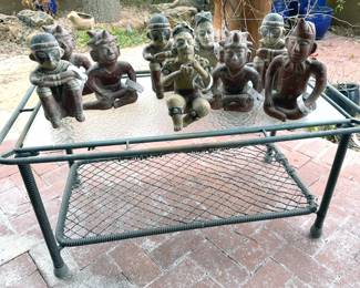 Pre-Colombian repro ceramics figures, possibly from Nayarit, Mexico