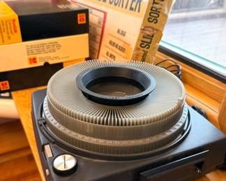 Slide projector + carousels