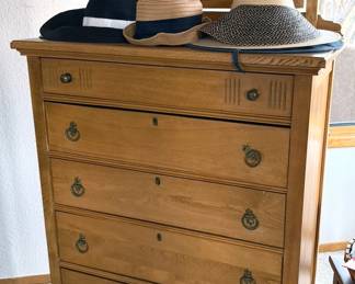 Tall dresser with mirror