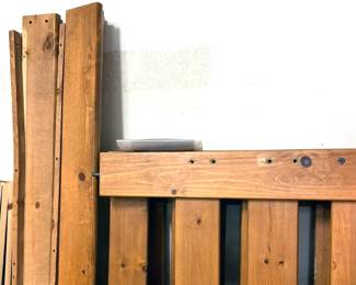 Wooden bunkbed with riser steps (drawer storage)
