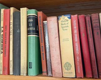 Fiction: Gabriel Garcia Marquez, Isabel Allende, John Nichols, Toni Morrison, Khaled Hosseini, Edward Abbey
Non-fiction: politics, economics, leather-bound law books, language dictionaries, nature guides, herbalism, meditation, celestial navigation
Coffee-table: travel, culture, New Mexico