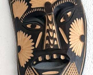 Patzcuaro, Mexico carved mask