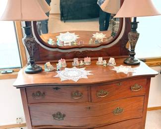 Antique dresser with mirror