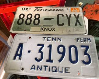 license plates
