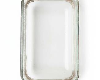 Anchor Hocking Glass Casserole Dish with Silver Plated Holder fifth image