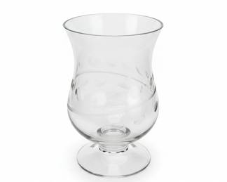 PartyLite Etched Glass Hurricane Lamp fourth image