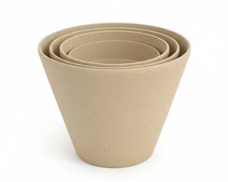 Set of Happy Plants Stone Light Series Planters fifth image