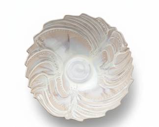 Lafe Barb Garnier Studio Pottery Bowl with Embossed Shells fifth image