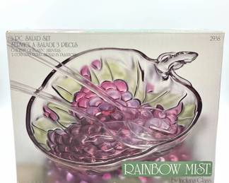 Indiana Glass Rainbow Mist Piece Salad Set third image