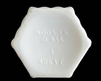 Hoosier Glass White Milk Glass Vase C sixth image