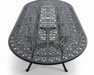 Hanamint Tuscany Cast Aluminum Outdoor Dining Set fifth image