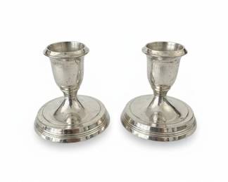 Pair of Duchin Creations Sterling Silver Candlesticks third image