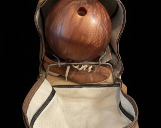 Ebonite Bonanza Bowling Ball with Vintage Bag and Shoes fifth image
