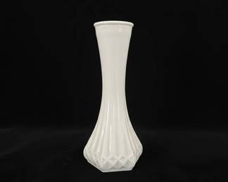 Hoosier Glass White Milk Glass Vase C fifth image