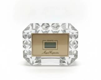 Jacques Carpentier Crystal Quartz Clock fourth image